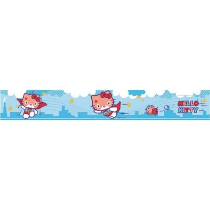 Výprodej - Samolepící dětská bordura Hello Kitty 2