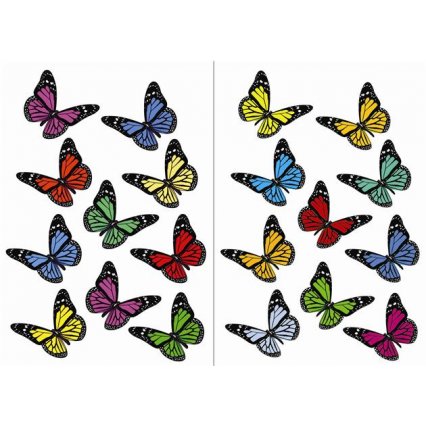 Samolepka Colourful Butterflies SPN14
