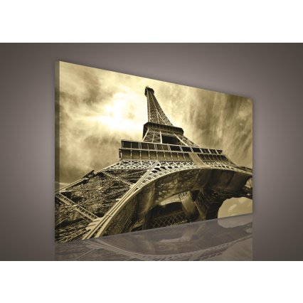 Obraz na plátně Eiffel Tower 100 x 75 cm