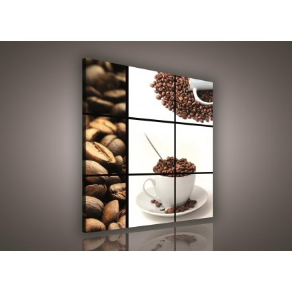 Obraz na plátně Coffee 80 x 80 cm